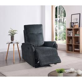 TinyHomie - Hot selling For 10 Years Recliner Chair With Power function easy control big stocks Recliner Single Chair - Gray