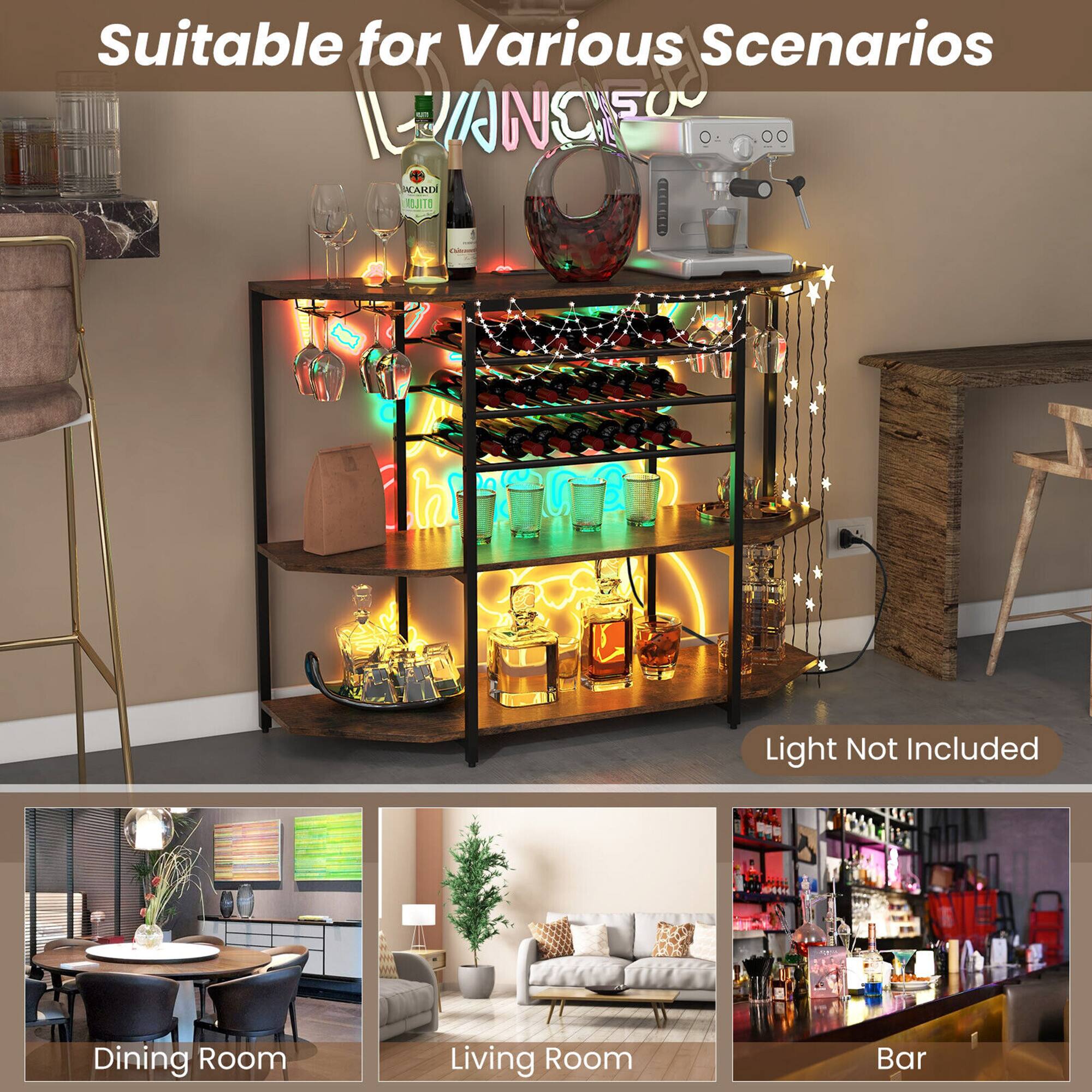 Suitable for Various Scenarios

Light Not Included

Dining Room

Living Room

Bar