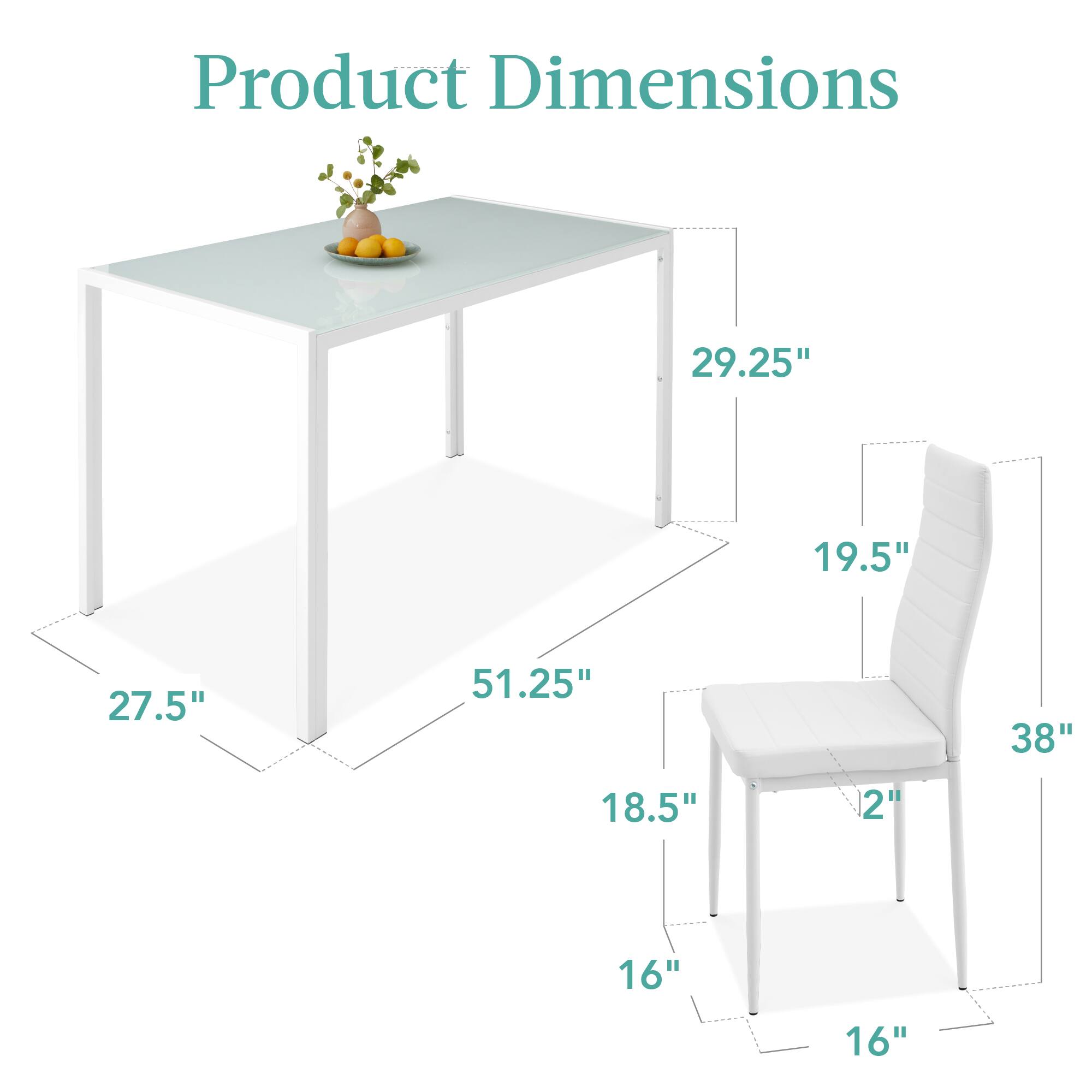 Product Dimensions: 29.25" x 19.5" x 27.5" x 51.25" x 38" x 18.5" x 2" x 16" x 16"