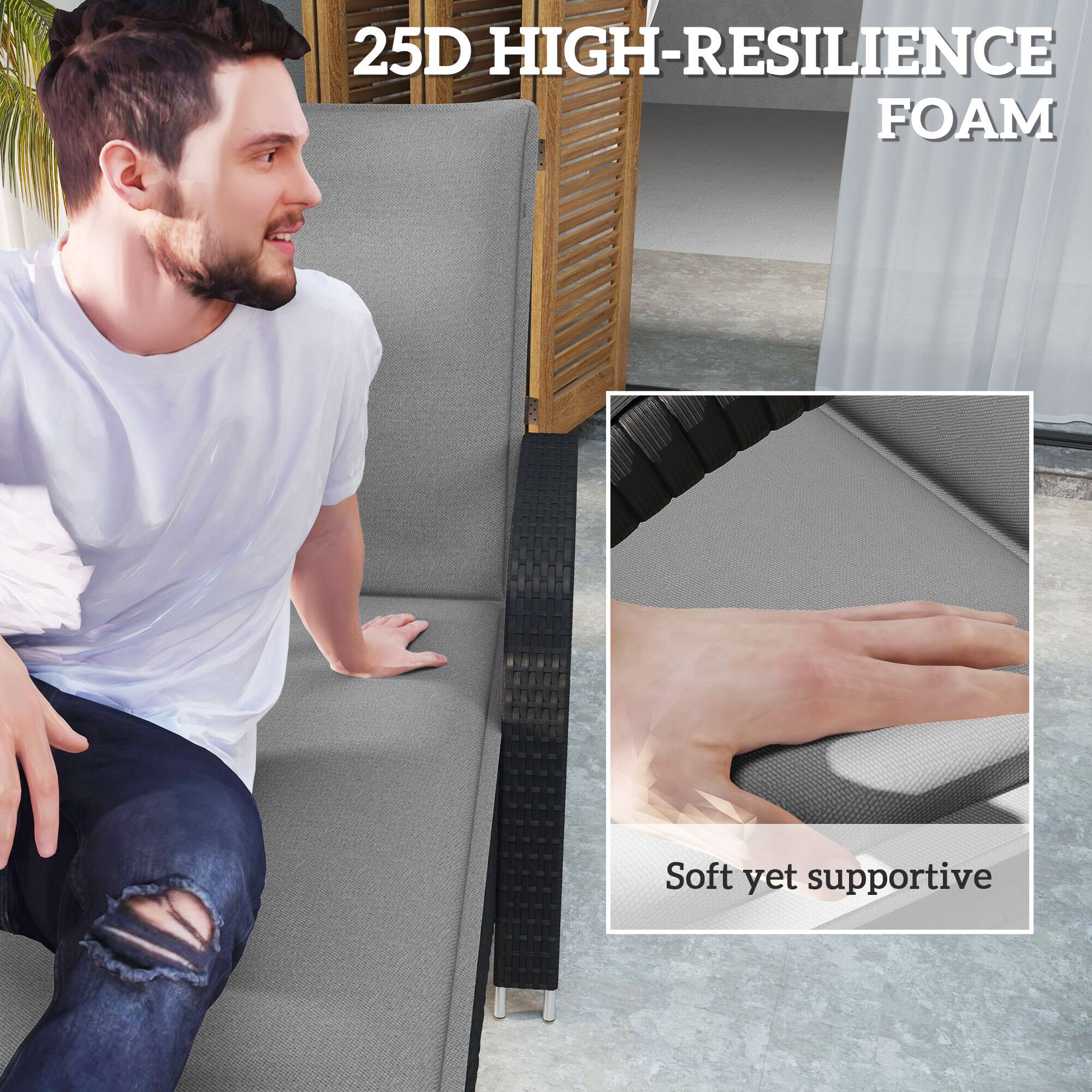 25D HIGH-RESILIENCE FOAM
Soft yet supportive