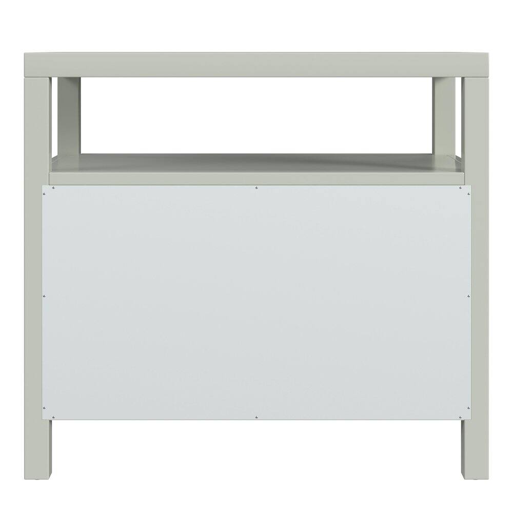 Left. Butler Specialty - Nora 2-Drawer Wide Nightstand - Green.
