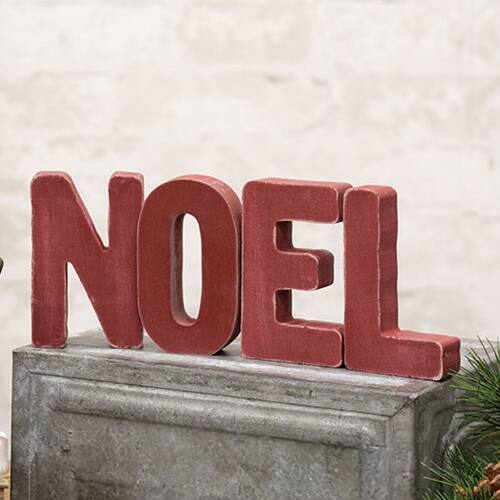Angle. BreeBe - *4/Set Noel Cutout Letters - Red.