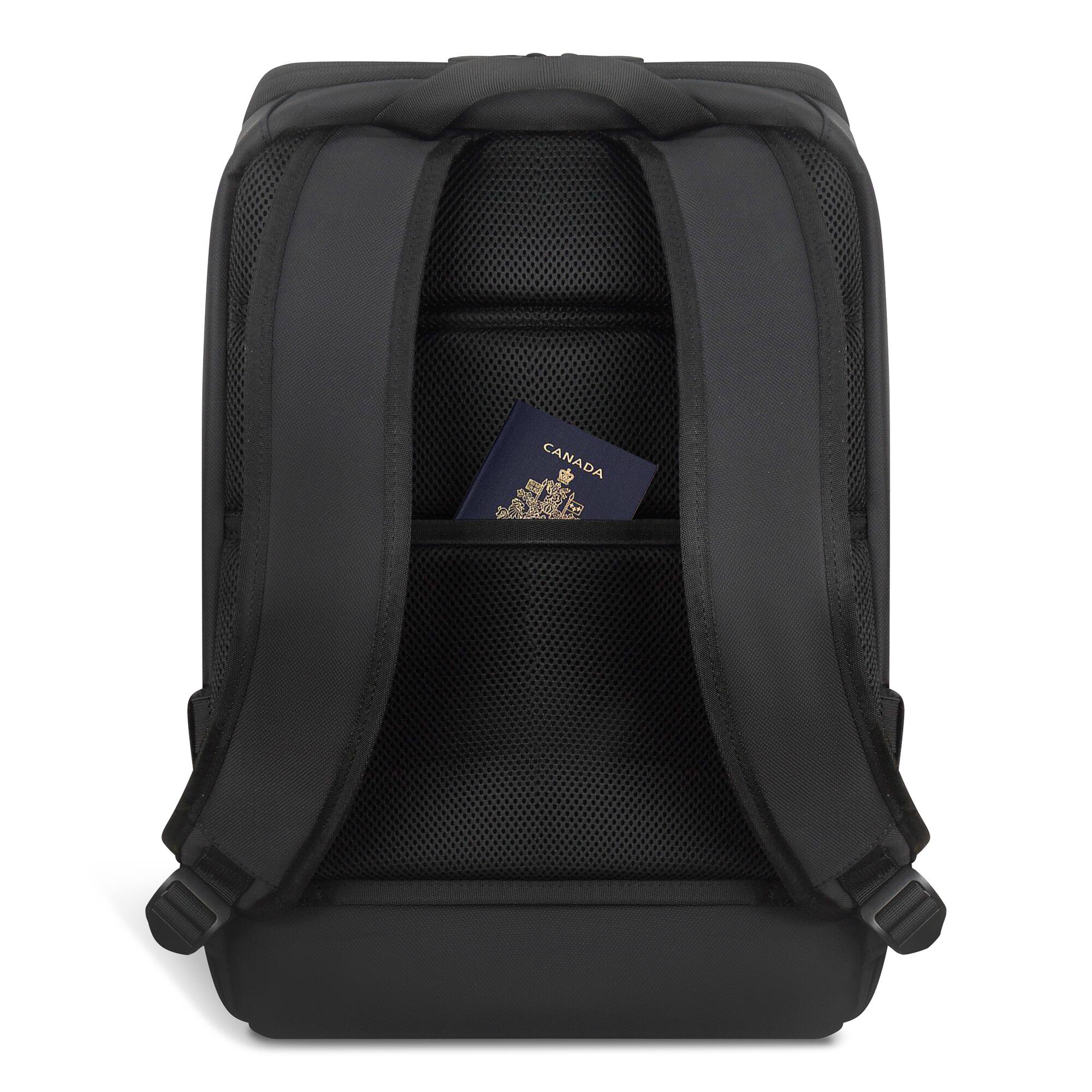 Back. Champs - Onyx Collection - Everyday Tech Laptop Backpack - Black.