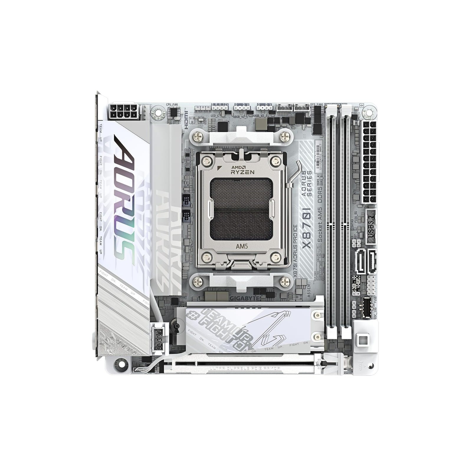 X870I AORUS PRO ICE ゲーミングマザーボード GIGABYTE Ultra Durable X870I AORUS PRO ICE Gaming Desktop