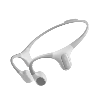 Front. Dreame - Dreame - Aqua Plus Wireless Bone Conduction Open-Ear Bluetooth Sports Headphones - Grey - Grey.