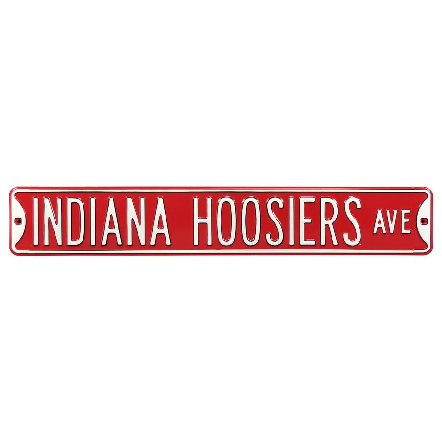 Authentic Street Signs Crimson Indiana Hoosiers 6