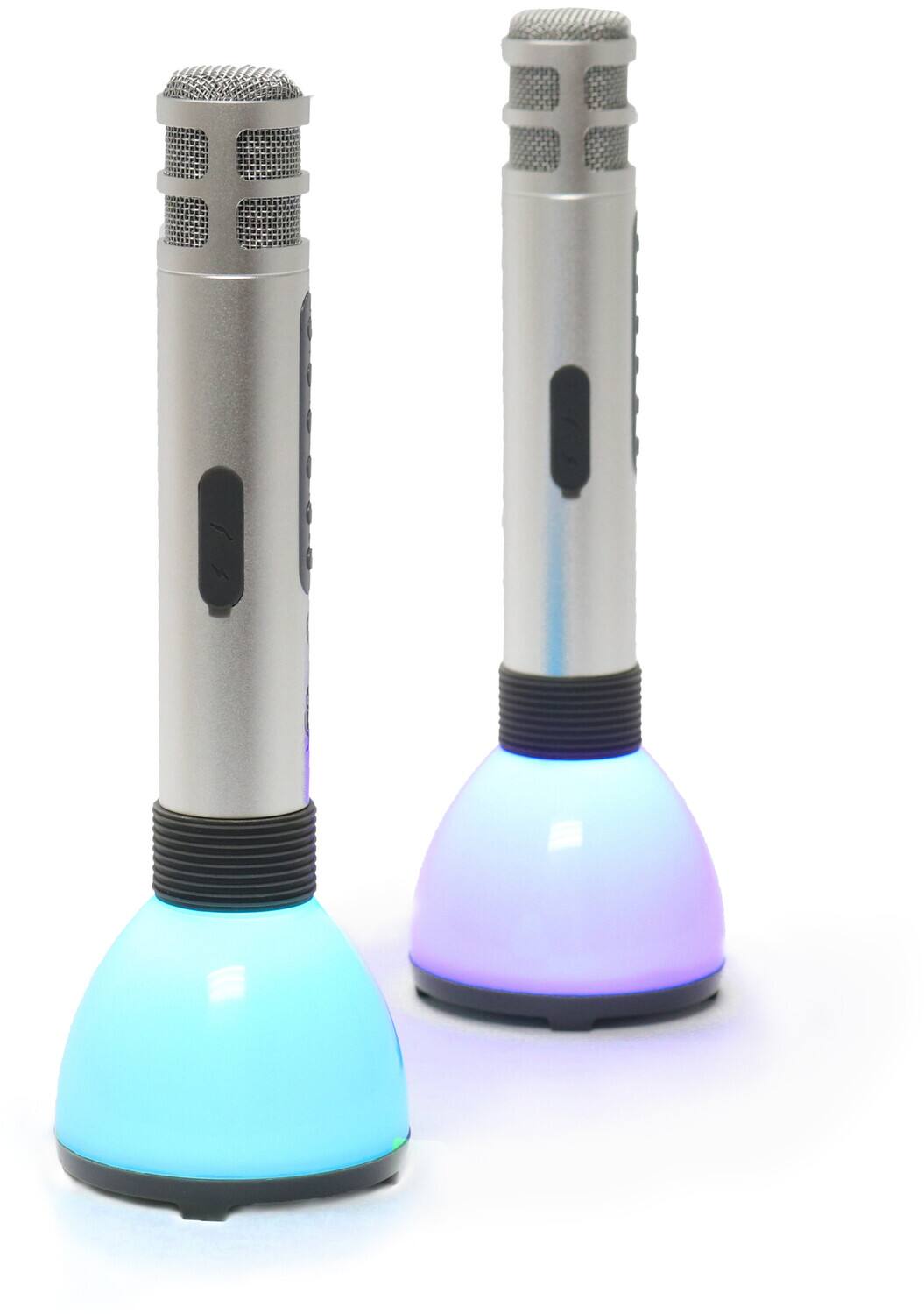 Alt View 2. Singing Machine - Singing Machine SMM478 Duet Karaoke Microphones with Portable Bluetooth Speaker   - COLLECTIBLES - Multicolor.