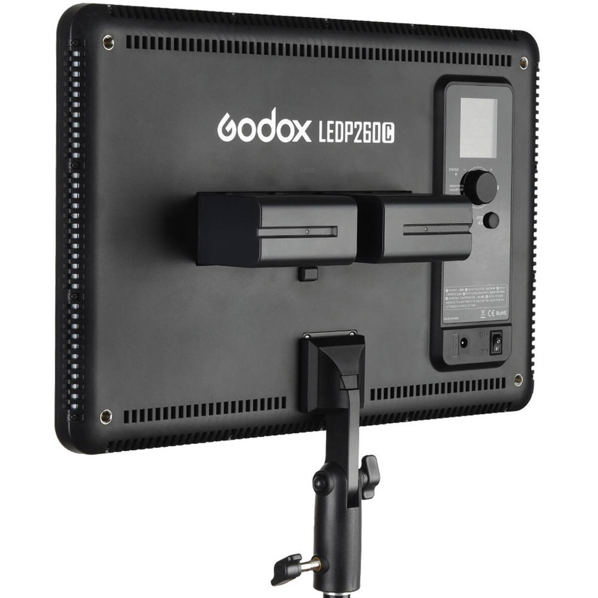 Godox LEDP 260C Portable Dimmable LED Video Light, 3300K 5600K ...