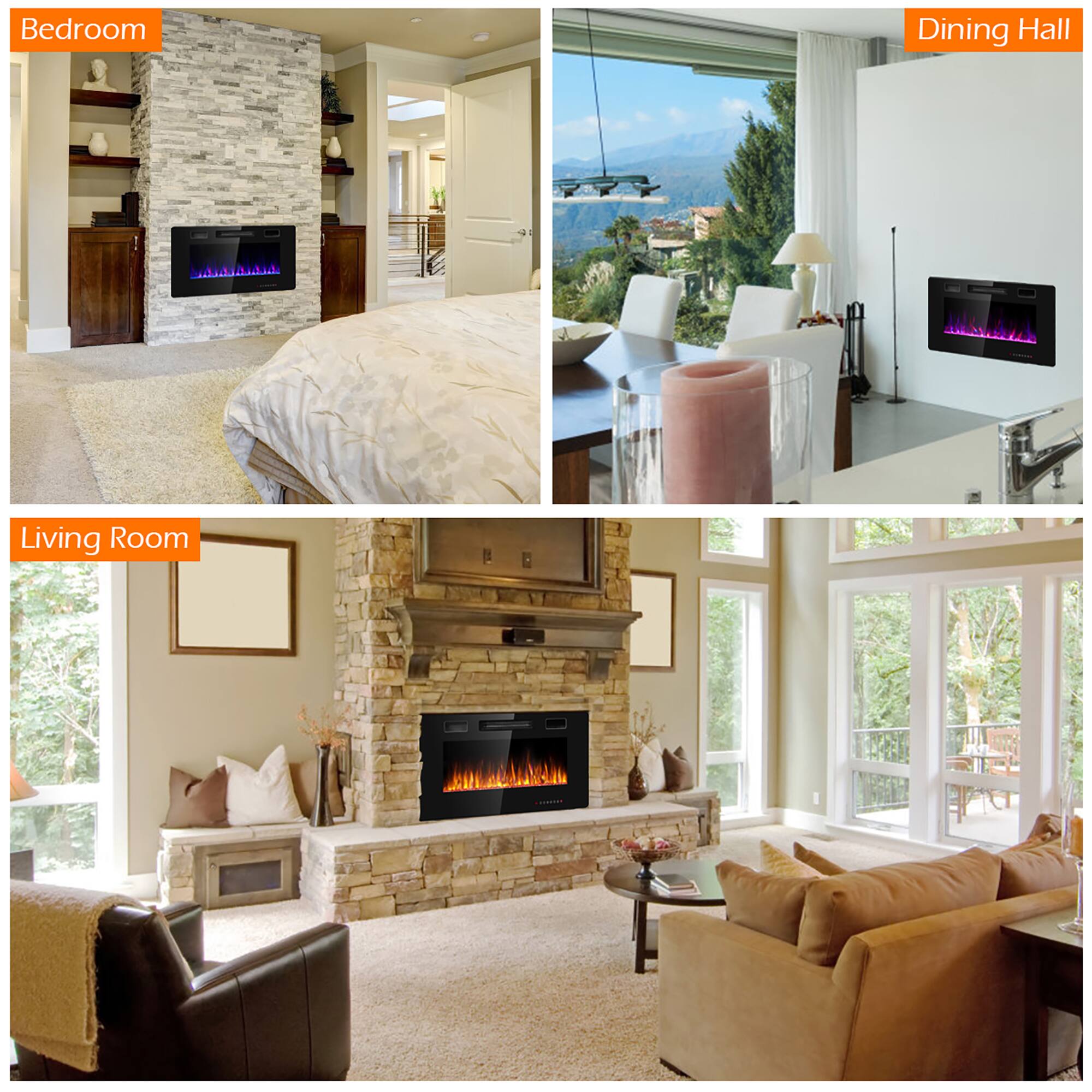 - Bedroom
- Dining Hall
- Living Room