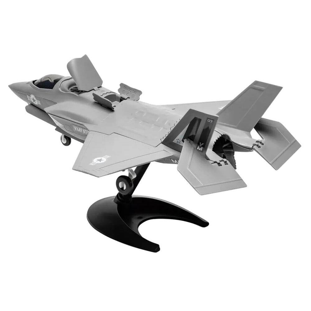 Left. Airfix Quickbuild - Skill 1 Model Kit F-35 Lightning II Snap Together Painted Plastic Model Airplane Kit by Airfix Quickbuild - Multi.