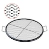 Front. VEVOR - X-Marks Fire Pit Grill Grate,Round Cooking Grate,Heavy Duty Steel Campfire BBQ Grill Grid with Handle and Support X Wire - Black.