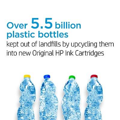 Over 5.5 billion plastic bottles kept out of landfills by upcycling them into new Original HP Ink Cartridges