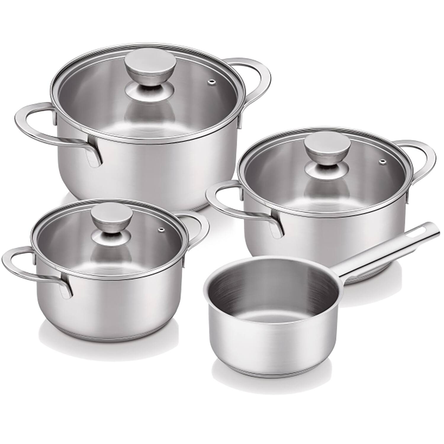 Brabantia - Futura 7 Piece Cookware Set 100145 - Silver