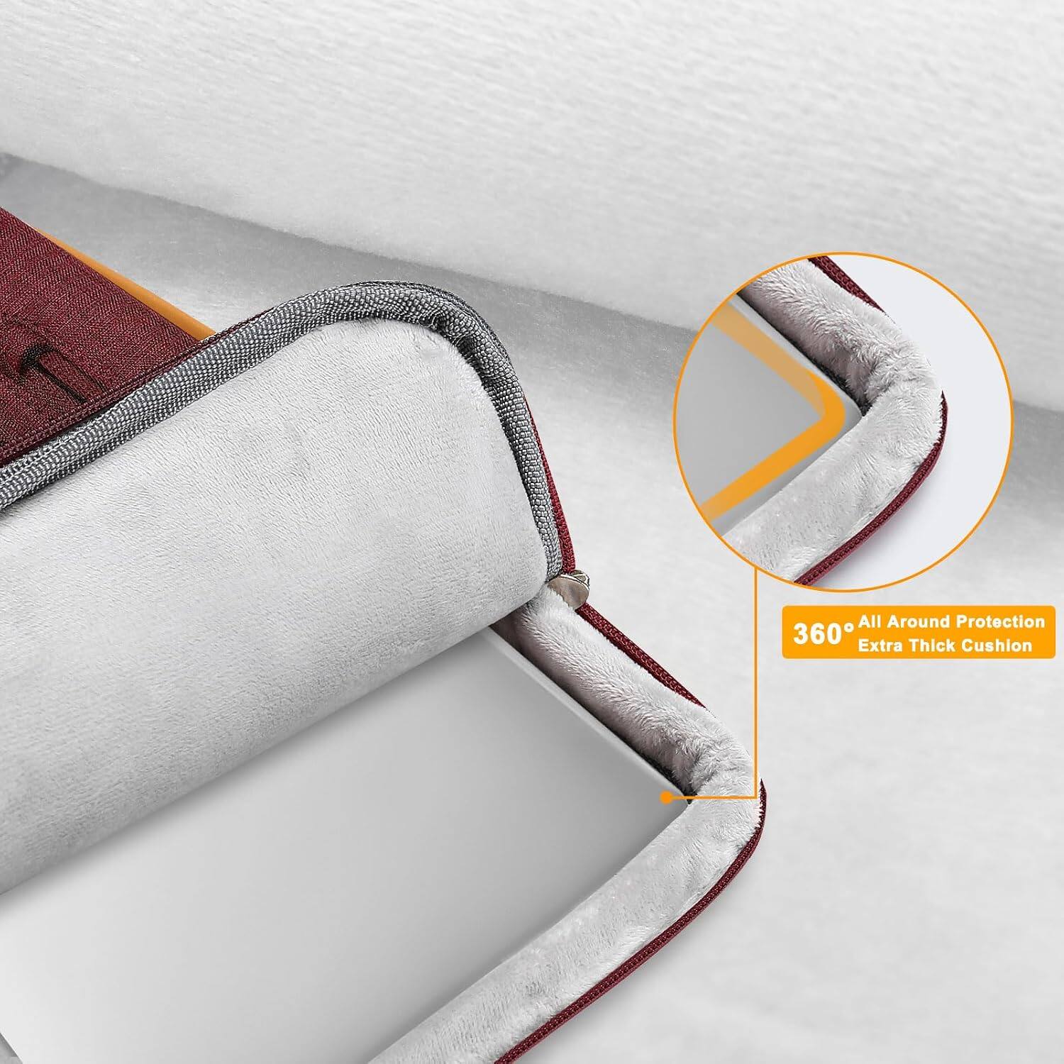 360° All Around Protection  
Extra Thick Cushion