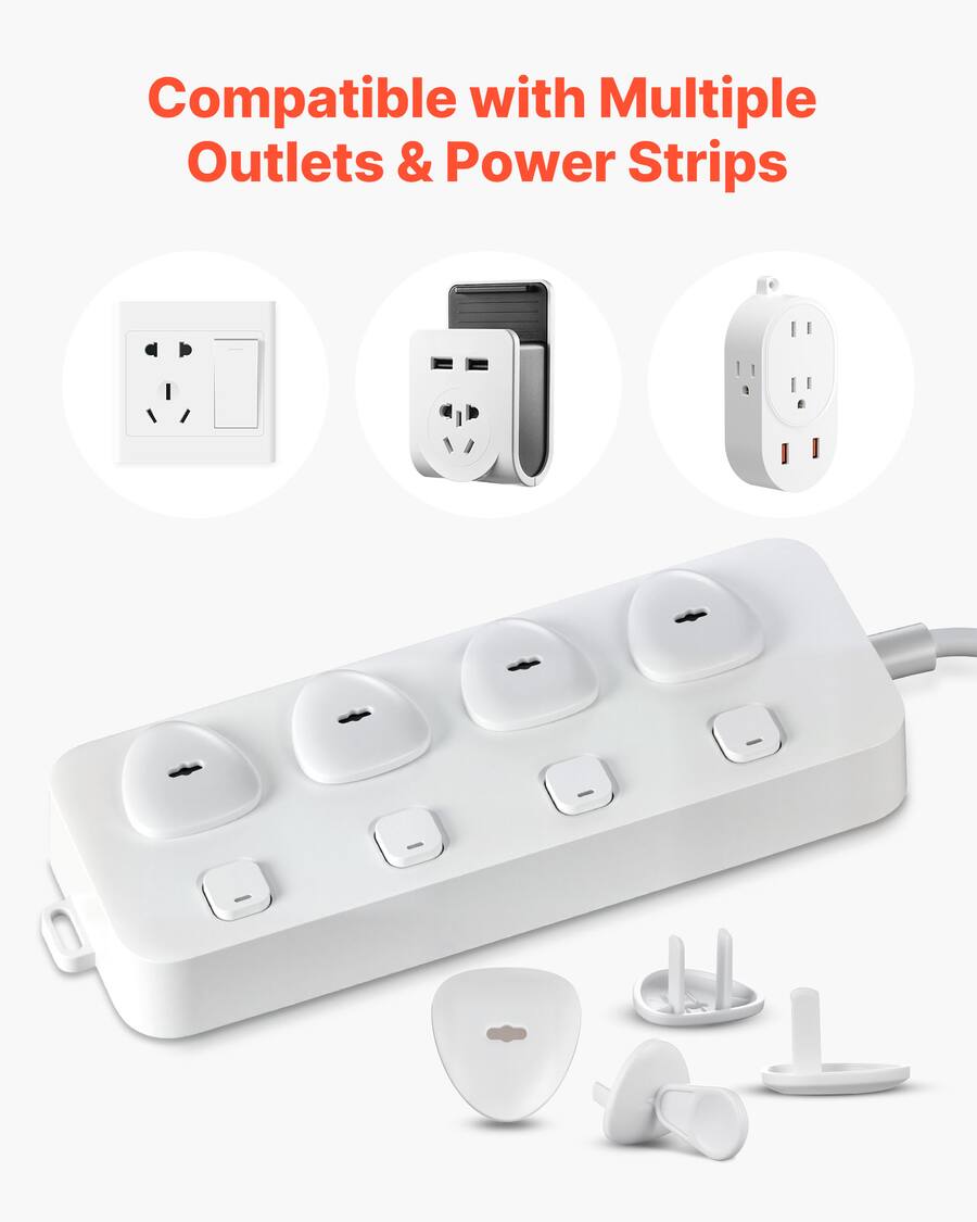 Electrical Plug Jacket VEVOR Outlet Covers, 70 Pack, Plug Covers for Electrical Outlets ...