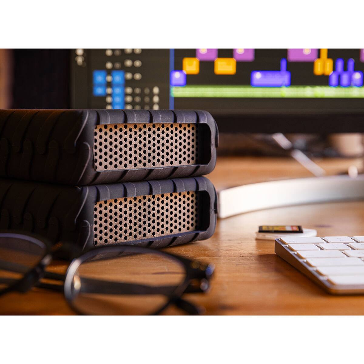 Alt View 8. Glyph Technologies - Glyph Technologies Blackbox PRO Enterprise USB-C 3.2 Gen 2 External HDD - Black.