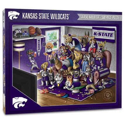 KANSAS STATE WILDCATS
"A REAL NAILBITER" - 500 PIECE PUZZLE
K-STATE
WILDCATS
#1
A REAL NAILBITER
PUREED PRMS