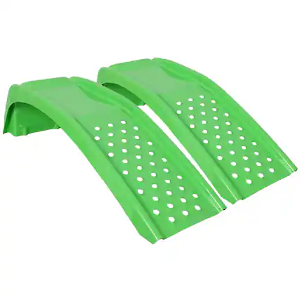 Front. Ropilly - Ropilly Heavy Duty Solid Steel Car Ramps 8000 LBS Auto Service Ramps for Truck SUV Maintenance Oil Change Green 2 Pack.