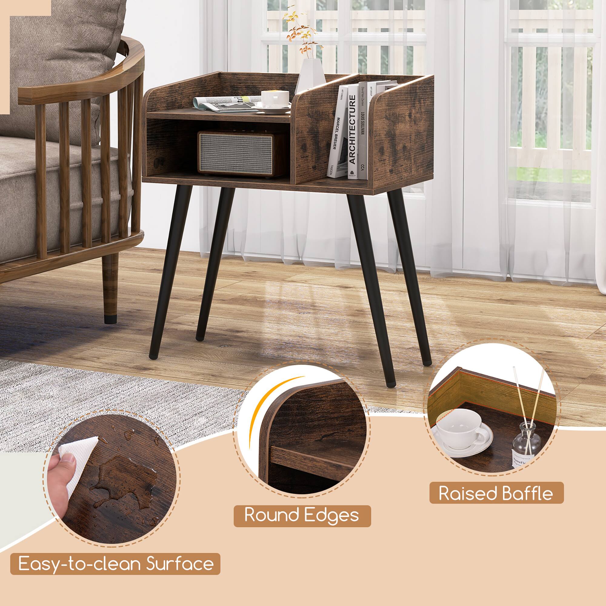 | Musta Brelia I Architecture I I Se Runan 120 | Round Edges Raised Baffle Easy-to-clean Surface