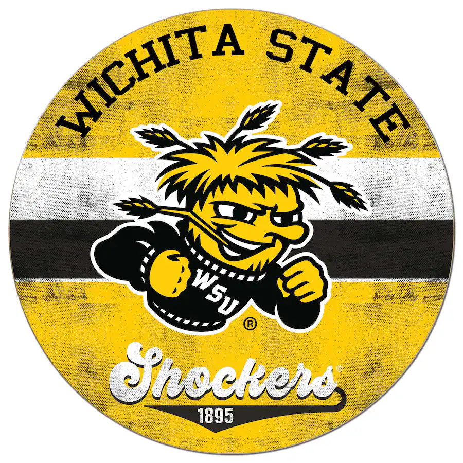 Max 20 Sign Jardine Wichita State Shockers 20'' x 20'' Retro Logo Circle Sign ...