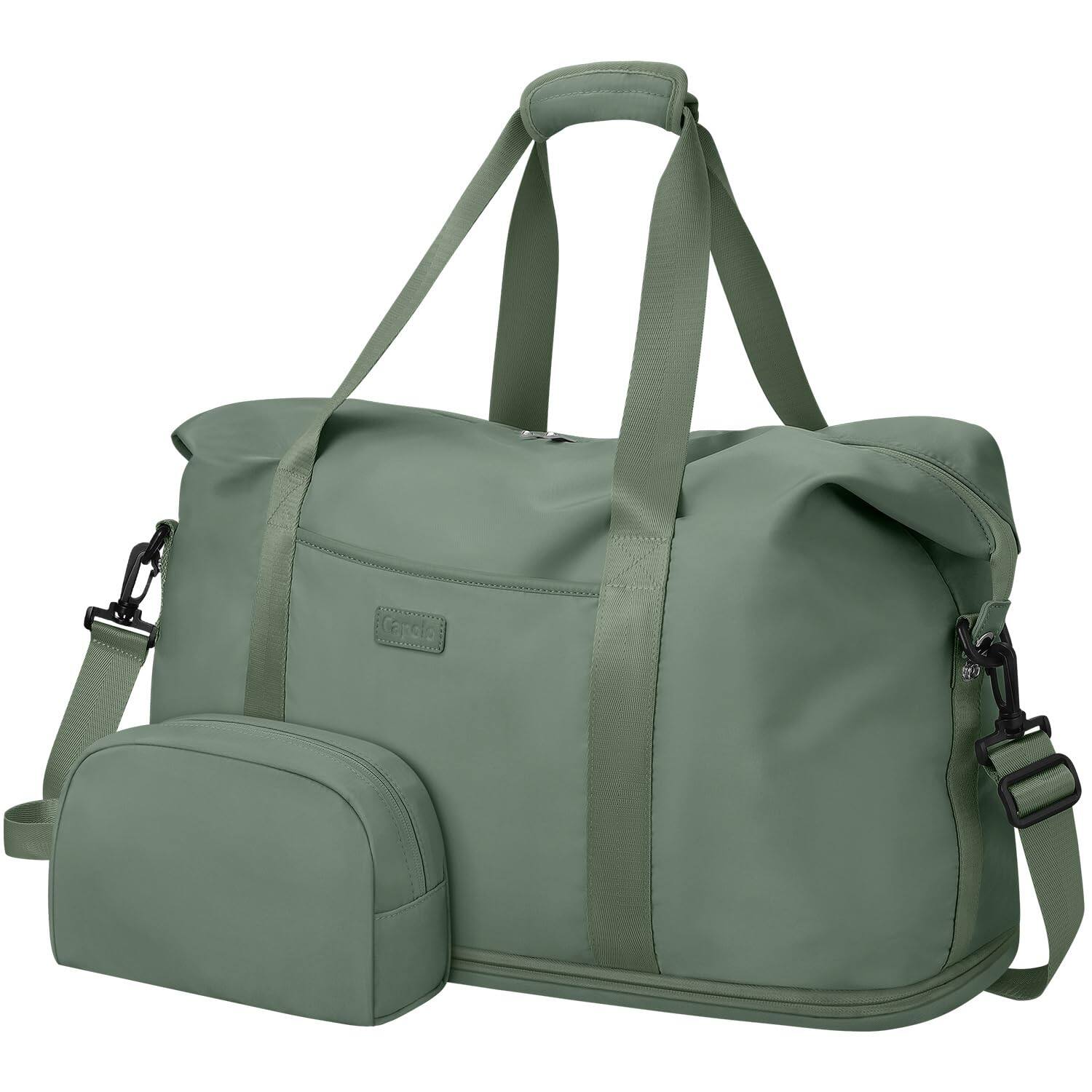 Front. Paradigms Interiors - Expandable Travel Duffle Bags Weekender Overnight For Women Men Bag Labor Delivery With Toiletry Waterproof - Green-Large.