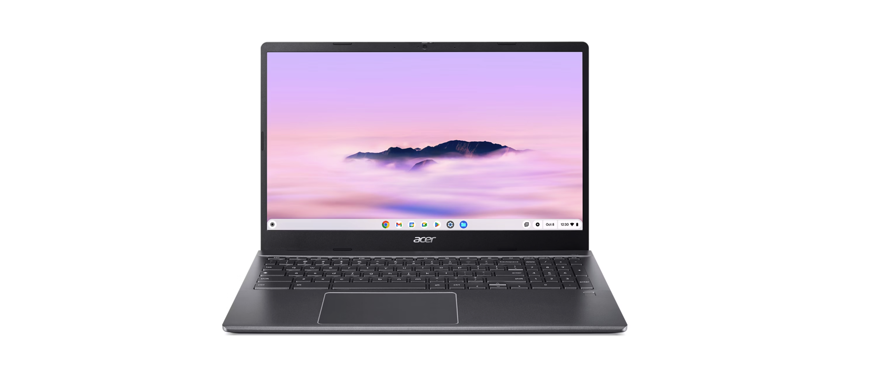 Angle. Acer - Acer Chromebook Plus 515 CBE595-2T CBE595-2T-36DM 15.6" Touchscreen Chromebook - Full HD - 60 Hz - Intel Core 3 100U - 8 - Iron.