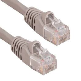 Sanoxy - Cables and Adapters; 50ft Cat5e 350 MHz UTP Snagless Crossover Ethernet Network Patch Cable - Gray