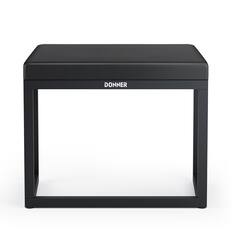 Front. Donner music - Donner DKB-200 Home Style Corrosion Resistant Metal Piano Bench - Black.