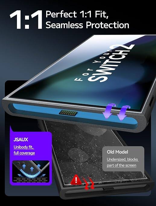 JSAUX Screen Protector for Nintendo Switch 2, Obsidian AR - Best Buy
