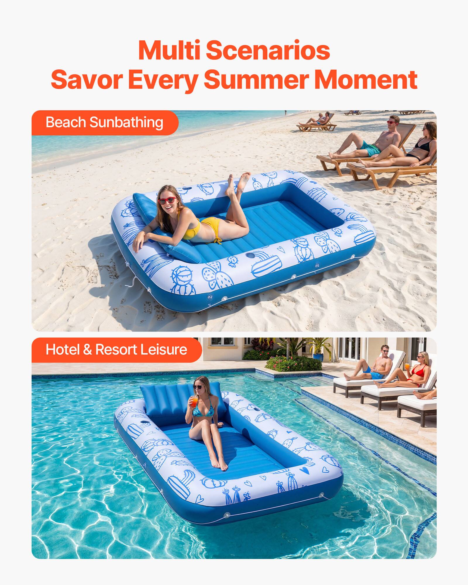 Multi Scenarios  
Savor Every Summer Moment  

Beach Sunbathing  

Hotel & Resort Leisure