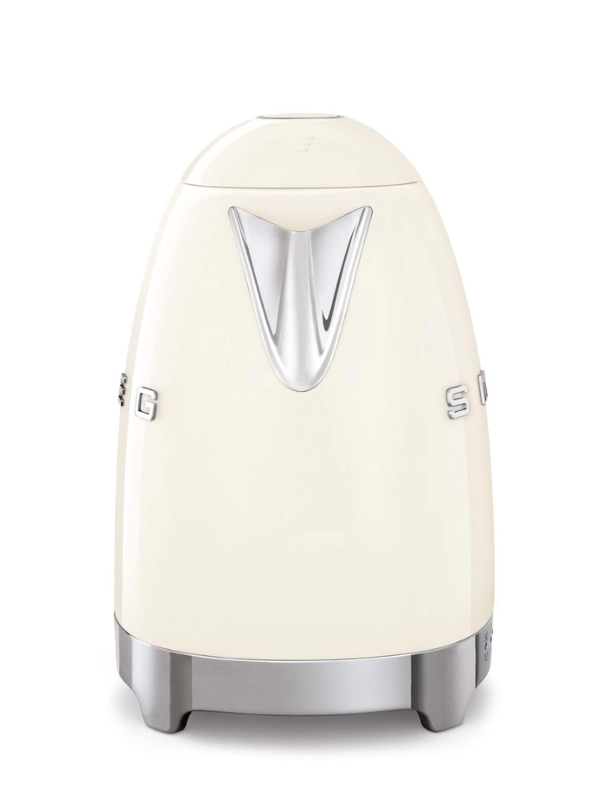 Angle. SMEG - KLF04 7-Cup Variable Temperature Kettle - Cream.