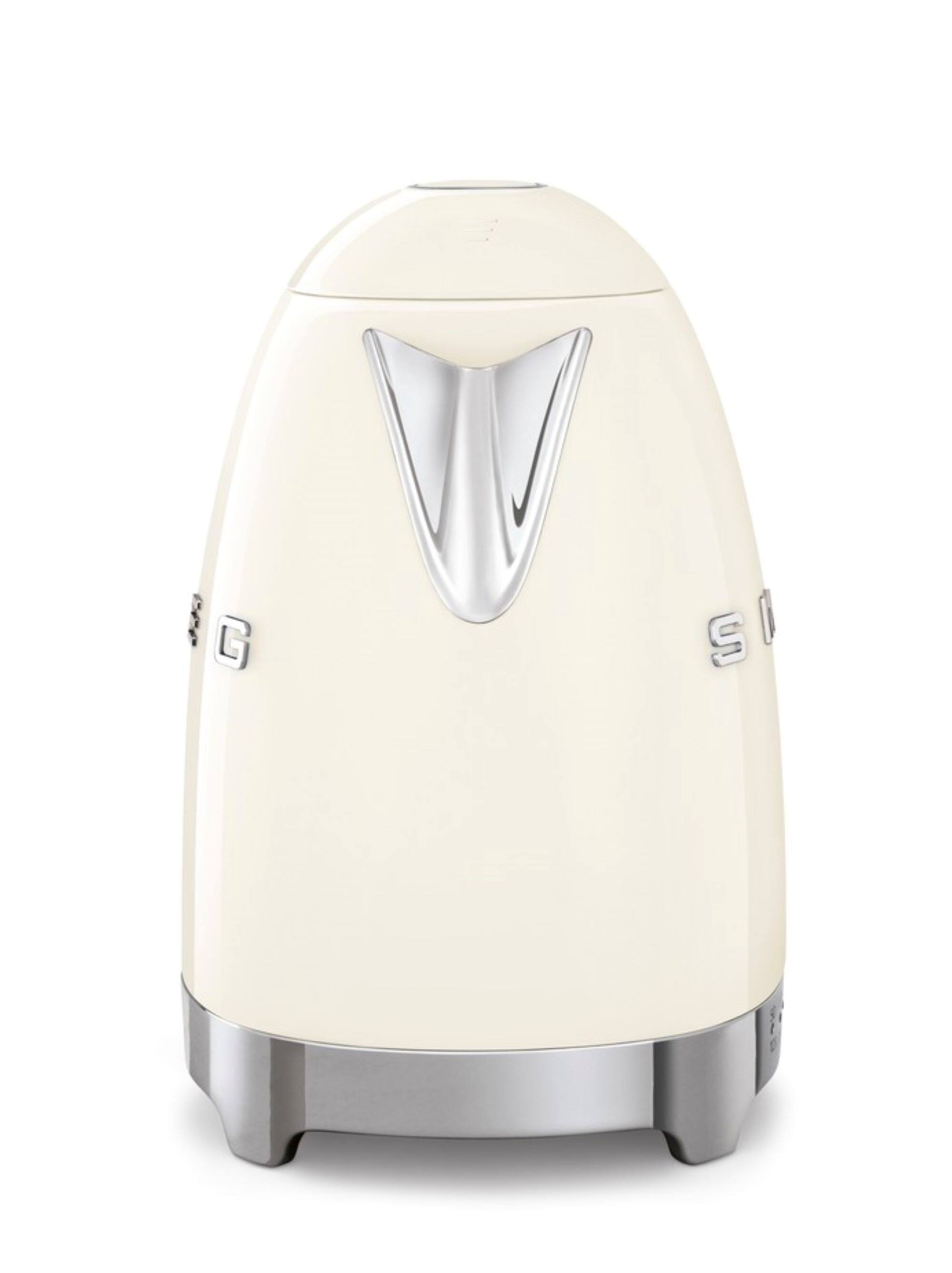 Angle. SMEG - KLF04 7-Cup Variable Temperature Kettle - Cream.