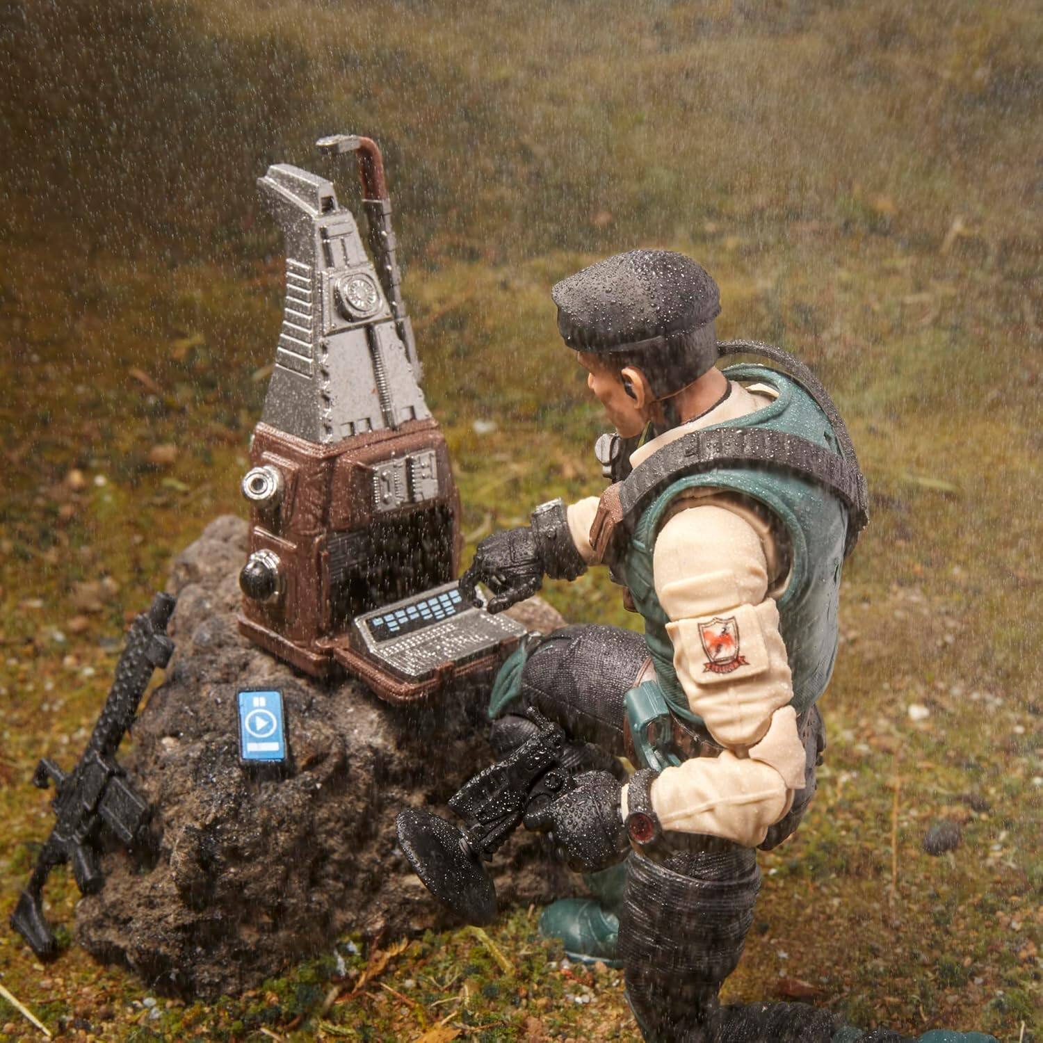 Alt View 5. G.I. Joe - G.I. Joe Classified Series #149, Dial-Tone, Collectible 6 Inch Action Figure with 6 Accessories - Dark Blue.