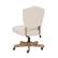 Alt View 11. Linon Home Décor - Upholstered Barrel Swivel Office Chair - Natural.