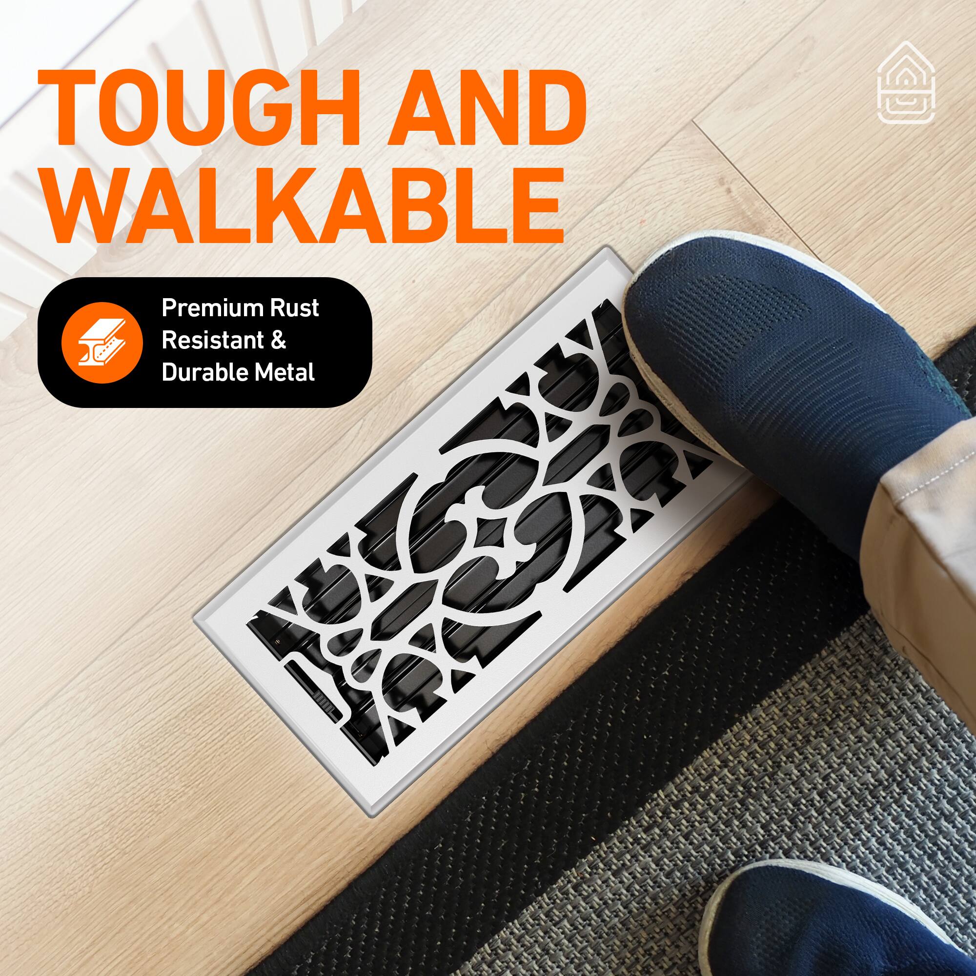 TOUGH AND WALKABLE

Premium Rust Resistant & Durable Metal