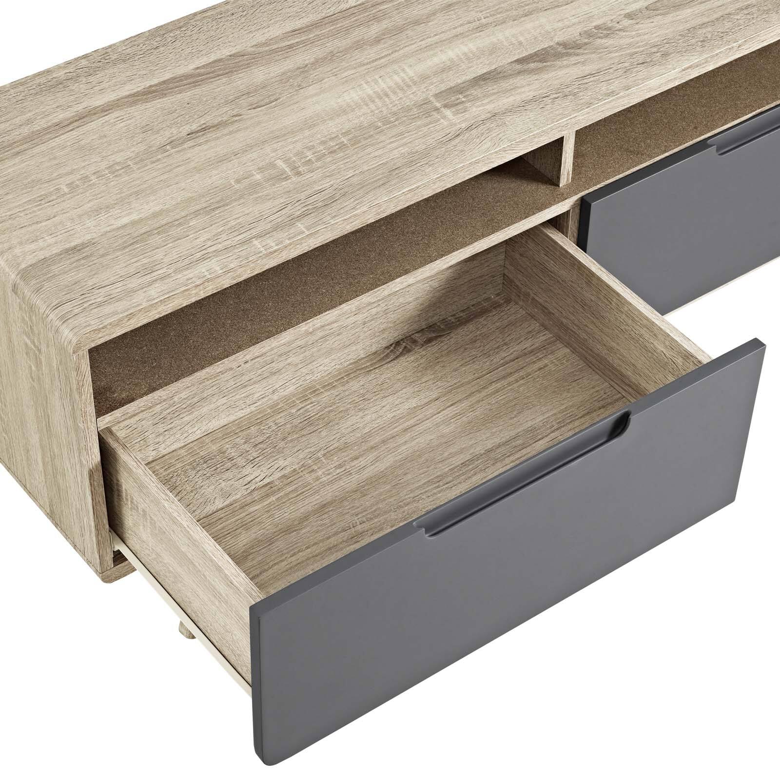 Alt View 1. Modway - Origin 47" TV Stand by Modway - Natural Gray.