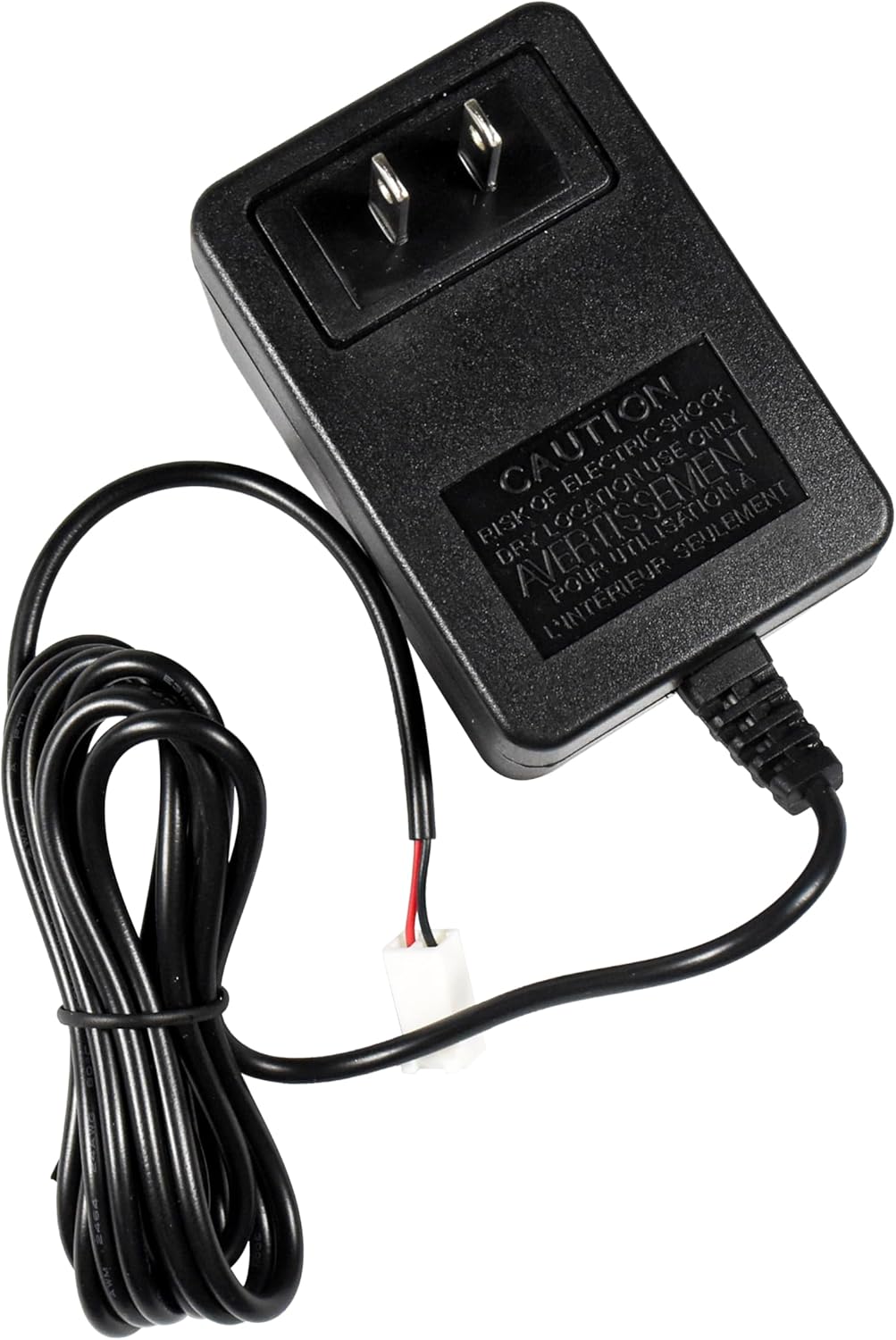 CAUTION SHOCK ONLY ELECTRIC USE  
RISK OF ELECTRIC SHOCK  
AVERTISSEMENT SEULEMENT L'INTÉRIEUR POUR  
DRY LOCATION