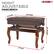 HEIGHT ADJUSTABLE PIANO BENCH 5 CORE 13.5 inch 22.5 inch 23-19inch 27 inch 12 inch