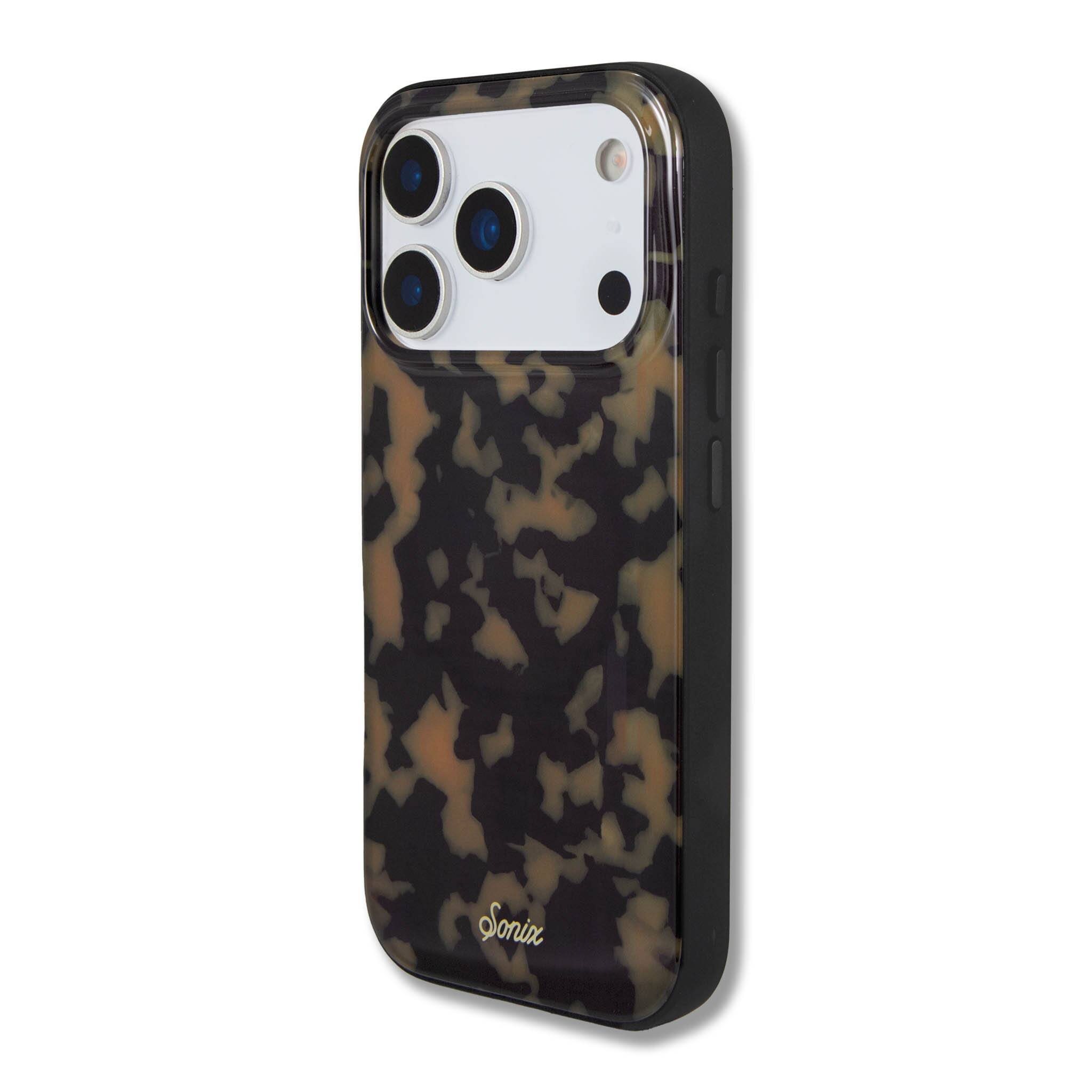 Left. Sonix - iPhone 17 Pro Case Brown Tort - Brown.