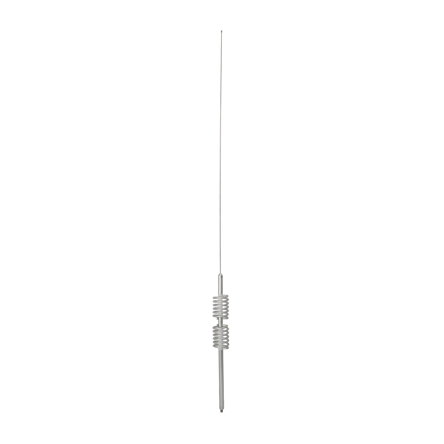 Alt View 5. Tram - Tram TCT-9 15,000-Watt TramCat Trucker Twin-Coil Aluminum CB Antenna with 42-1/4-In. Stainless Steel Whip and 9-In. - Silver.