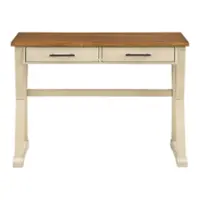 OSP Home Furnishings - Jericho Rustic Writing Desk - Antique White - Front_Zoom