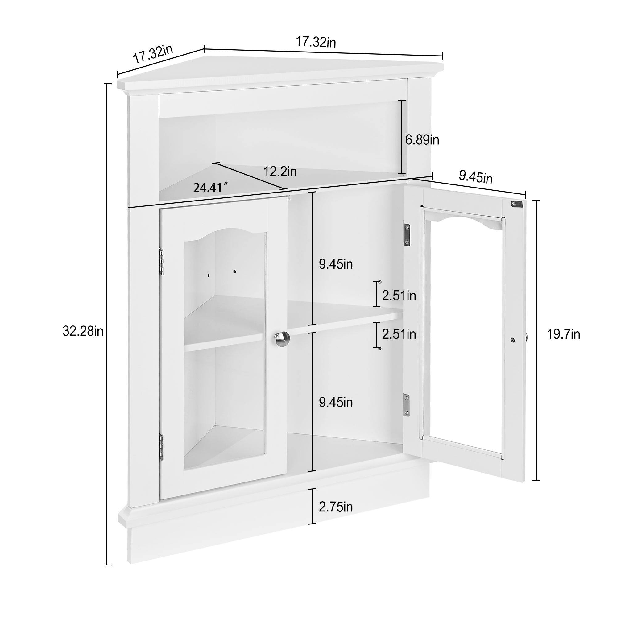 17.32in  
17.32in  
6.89in  
24.41"  
12.2in  
9.45in  
32.28in  
9.45in  
2.51in  
2.51in  
2.51in  
2.51in  
19.7in  
9.45in  
2.75in