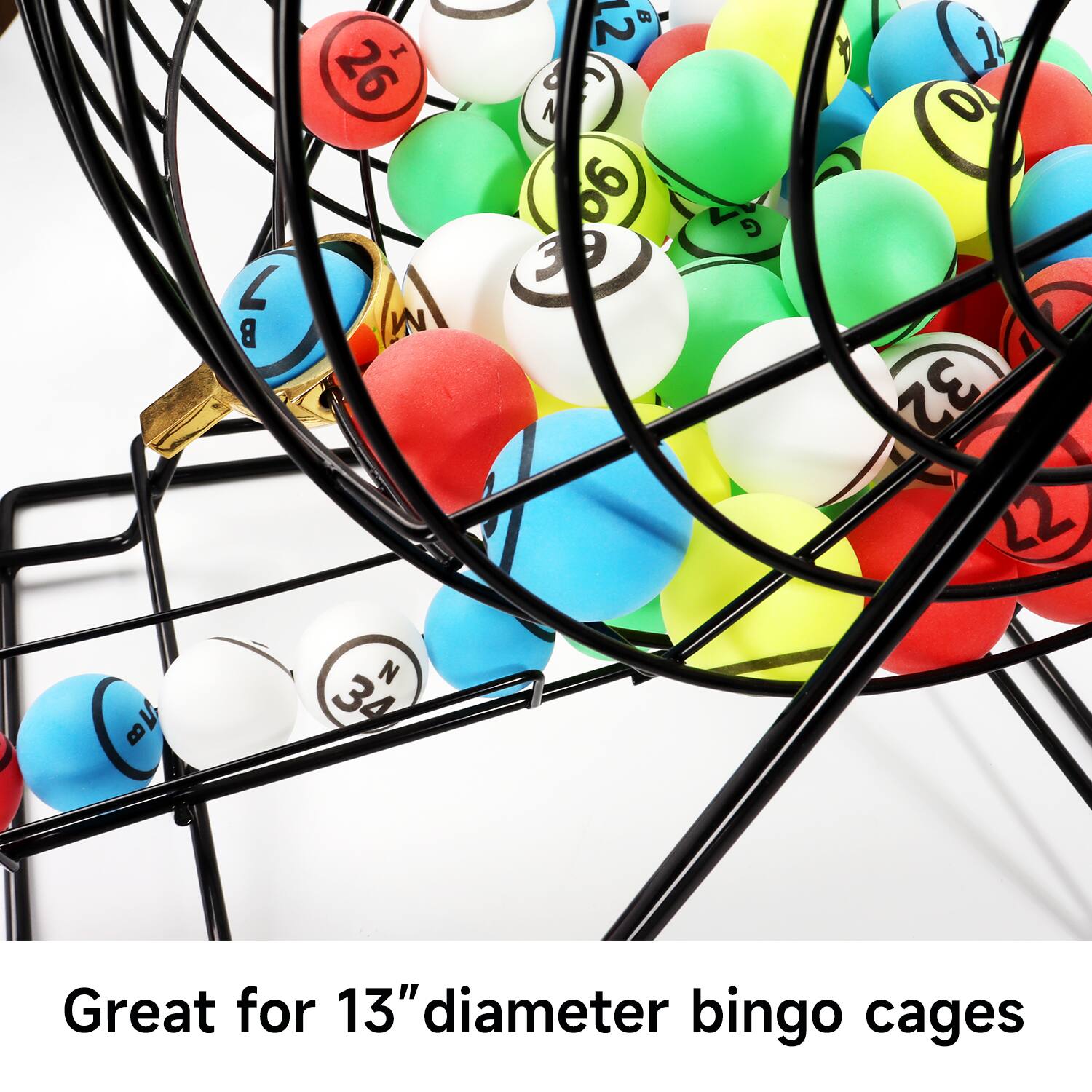 L 26 M 12 N 99 3 G 1 0 32 22 6 8 N 34 Great for 13" diameter bingo cages