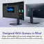 Designed With Gamers in Mind - Game comfortably with an iconic design that caters to ergonomics, space efficiency, and versatile connectivity.