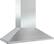 Left. Zephyr - Siena Pro 48 in. 1200 CFM Wall Mount Range Hood with LED Light - Stainless Steel.