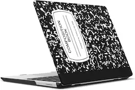Fintie - Case for 12.4 Inch Microsoft Surface Laptop Go 3/2/1 (Model 2013/1943) Snap On Hard Shell Cover - Composition Book