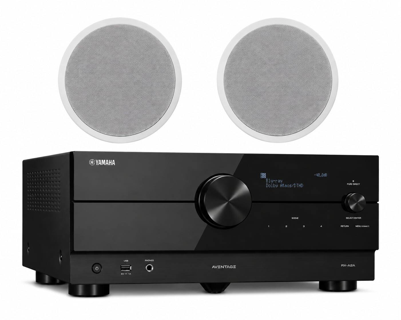 YAMAHA RX-AZA Blu-ray Dolby Atmos/DTHD -40.8dB PUN -T SENE SELESTVENTER - e . - nEtum -M sa LEB m AVENTAGE