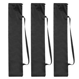 Unique Bargains - 39"x8" Tripod Case, 3pcs Oxford Padded Bag for Camera Gear, Mic, Light Stand - Black