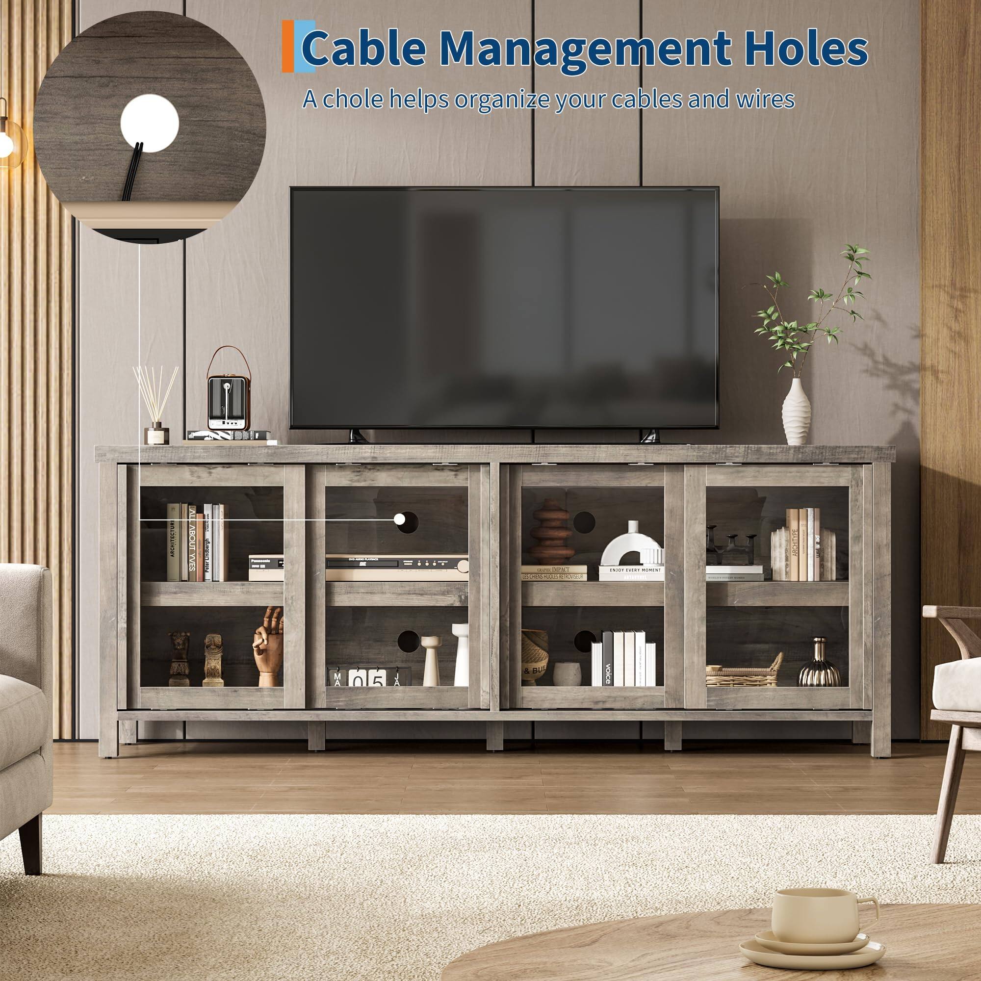 Cable Management Holes  
A hole helps organize your cables and wires