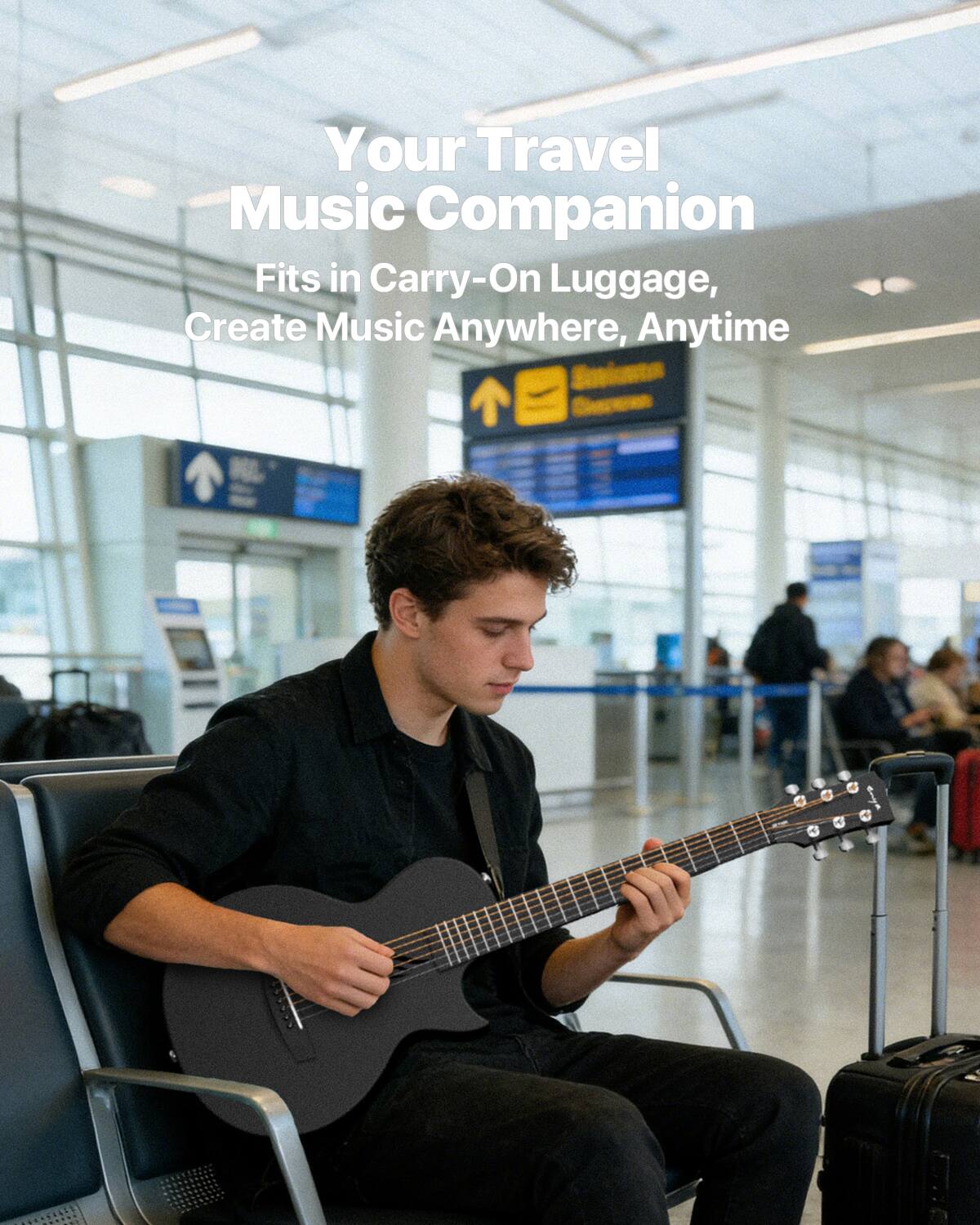 Your Travel Music Companion  
Fits in Carry-On Luggage,  
Create Music Anywhere, Anytime